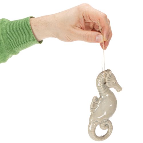 Artículo Decoración colgante de caballito de mar para salón y baño, estilo marinero de verano, 15 cm, 2 piezas