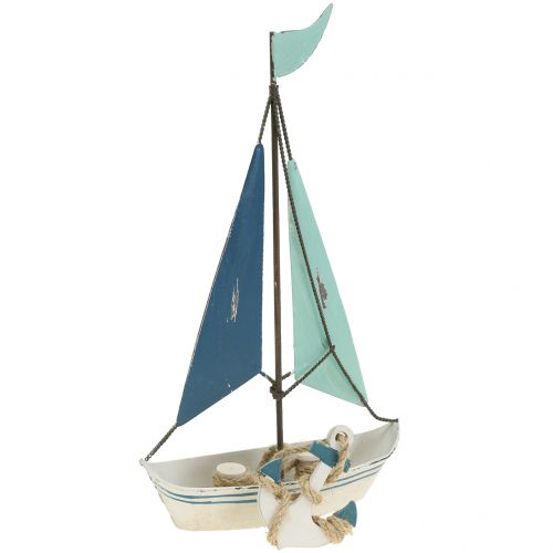 Floristik24 Velero decorativo metal Al. 26 cm