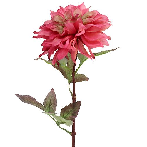 Floristik24.es Flor de seda dalia rosa Ø15cm L55cm - comprar barato en línea