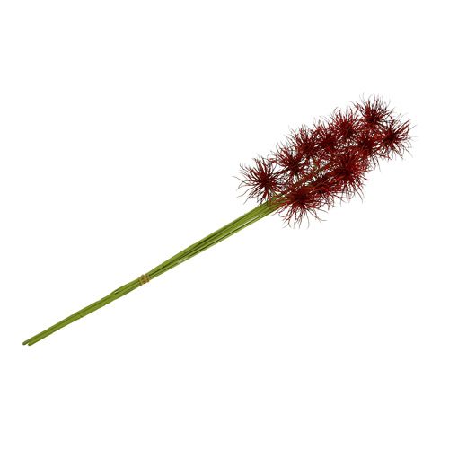 Floristik24 Flores de seda Xanthium Burdeos 64cm 4pcs