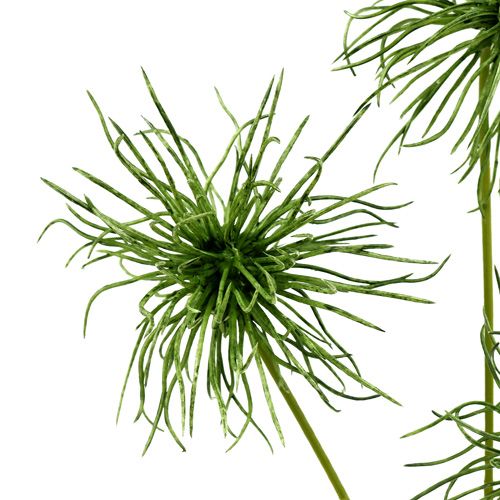 Artículo Flores de seda Xanthium verde 63cm 4pcs