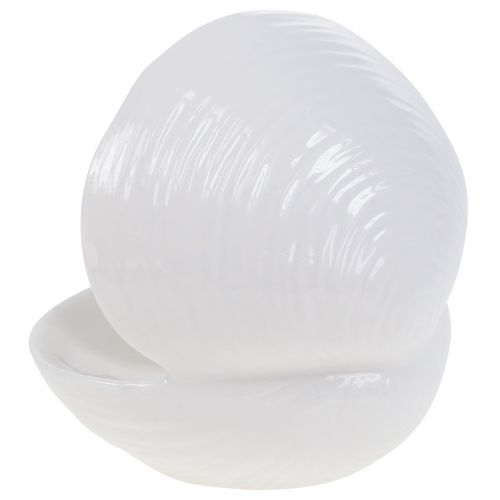 Floristik24 Carcasa para jabonera 12cm x 10,5cm x 11cm blanco