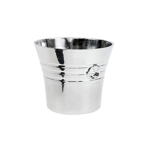 Floristik24 Enfriador de vino espumoso plata Ø6.5cm H5.5cm 20pcs