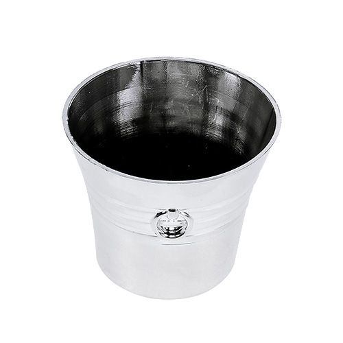 Floristik24 Enfriador de champán plateado Ø6,5cm H5,5cm 20 piezas