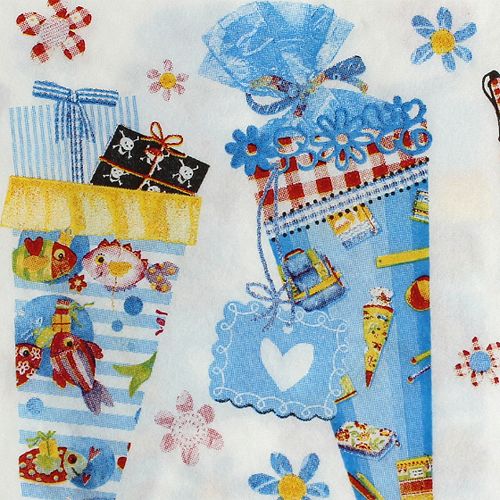 Floristik24 Servilletas con motivo de cono de azúcar 33x33cm