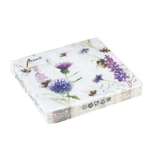 Artículo Servilletas Verano Abejorros Abejas Decoración 25x25cm 20 uds
