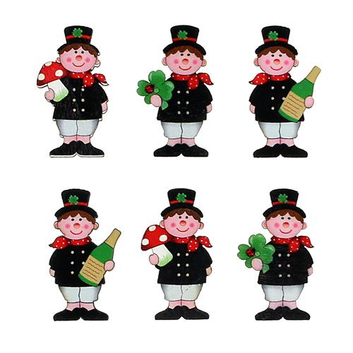Floristik24 Decoración de año nuevo deshollinador 5cm 24pcs
