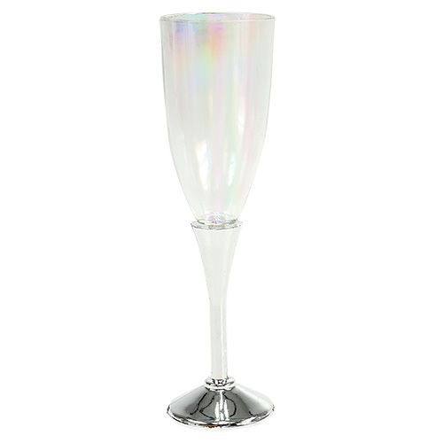 Artículo Decoración de Nochevieja copa de champán Ø2,5cm H9,5cm 8pcs