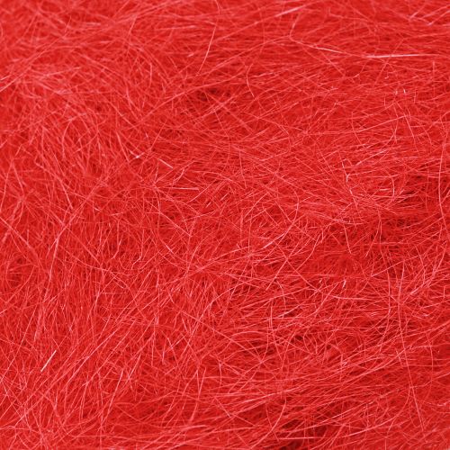 Artículo Sisal rojo, decoración navideña, lana de sisal 300g