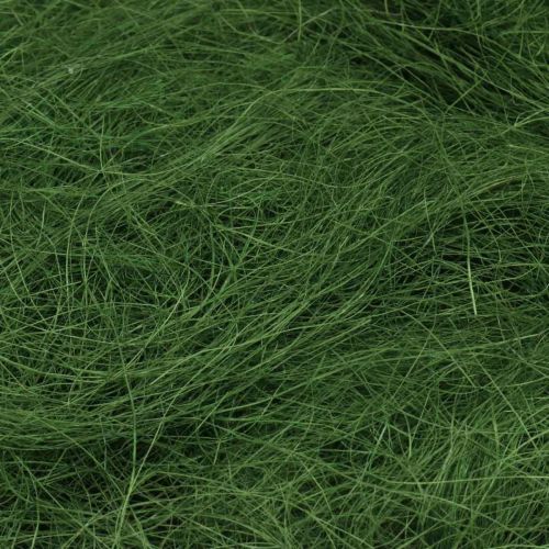 Artículo Fibra natural verde musgo de sisal para decorar 300g