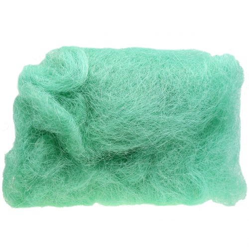 Floristik24 Sisal Hierba para la decoración verde claro 250g