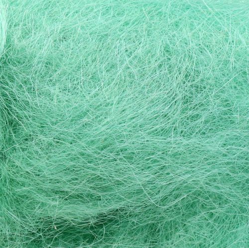 Floristik24 Sisal Hierba para la decoración verde claro 250g