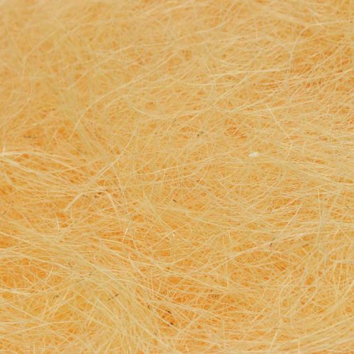 Artículo Sisal Albaricoque material natural relleno lana fibra decorativa 300g