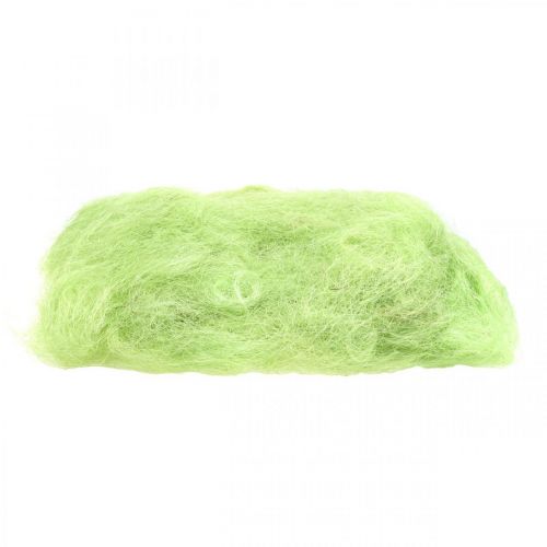 Floristik24 Sisal Mayo Fibra Natural Decorativa Fibra de Sisal Verde 300g