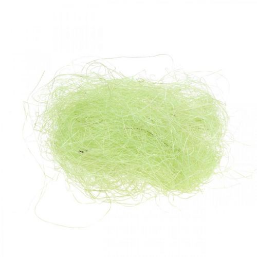 Floristik24 Sisal Mayo Fibra Natural Decorativa Fibra de Sisal Verde 300g
