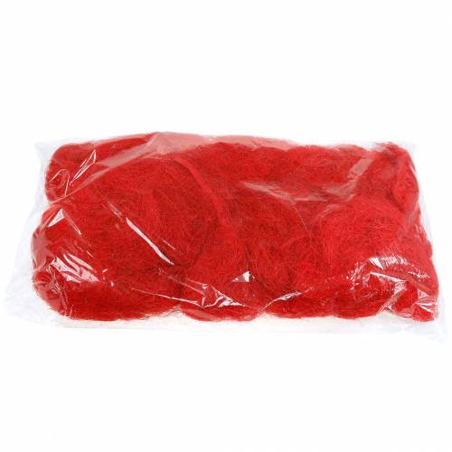 Floristik24 Sisal rojo fibra natural 500g