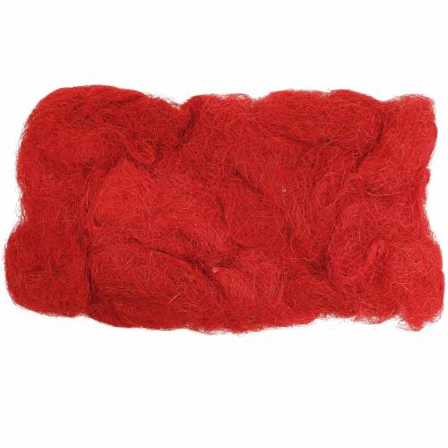 Floristik24 Sisal rojo fibra natural 500g