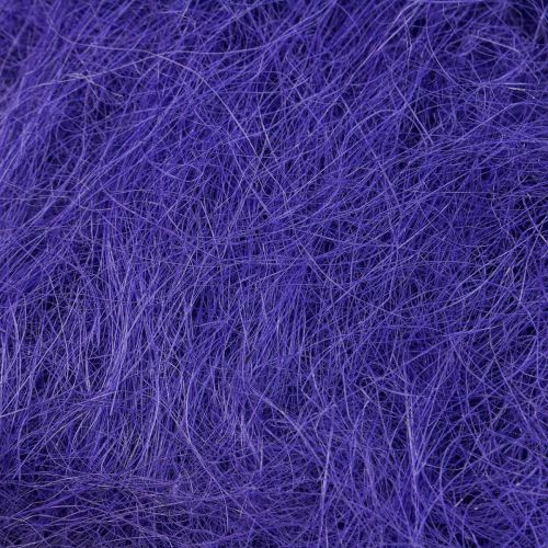 Artículo Hierba de sisal para manualidades, material artesanal material natural violeta claro 300g