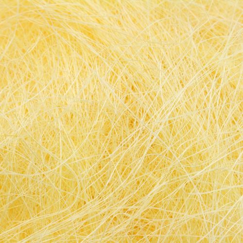 Artículo Hierba de sisal para manualidades, material artesanal material natural amarillo 300g