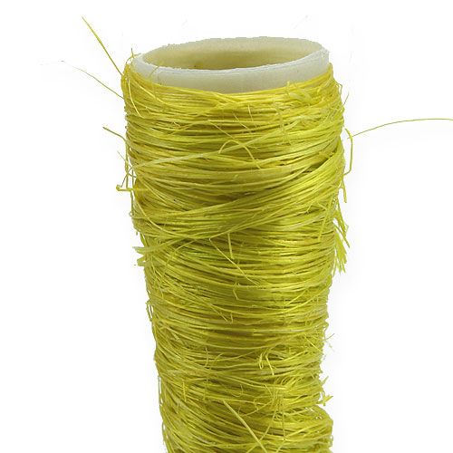 Floristik24 Bolsa de sisal verde claro Ø1,5cm L15cm 20 piezas