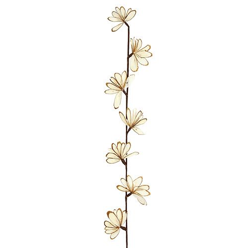 Floristik24 Sola Chips Sunny Stick Marrón, Blanco 6 uds.