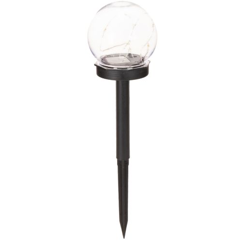 Lámpara de jardín, tipo globo con estaca para iluminación exterior, 36 cm, 4 unidades.