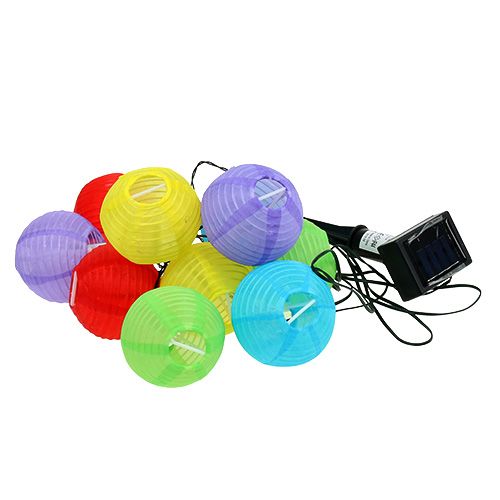 Artículo Linterna solar cadena LED de colores 4,5m 10 bombillas blanco frio
