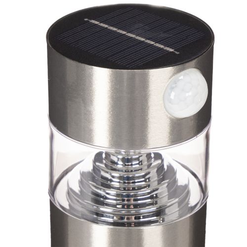 Lámpara solar de jardín con estaca para el suelo e iluminación LED, 34 cm | Floristik24.es