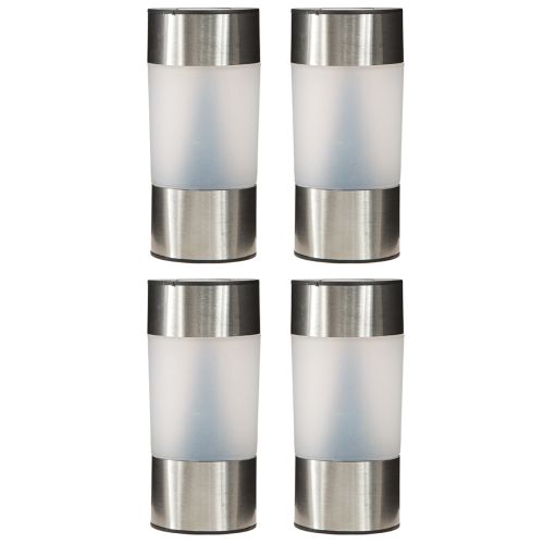 Artículo Luz de barra solar Luz solar LED al aire libre H14cm 4 piezas