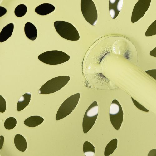 Artículo Lámpara de mesa LED solar con diseño floral, iluminación exterior atmosférica, 28 cm