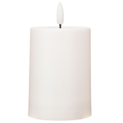 Artículo Vela Solar LED Vela con Temporizador Blanco Blanco Cálido Ø7cm H12.5cm