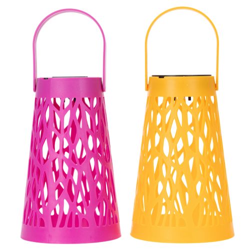 Artículo Farol solar para exterior, perfecto para acogedoras tardes de verano en el jardín y la terraza, 26 cm, 2 piezas