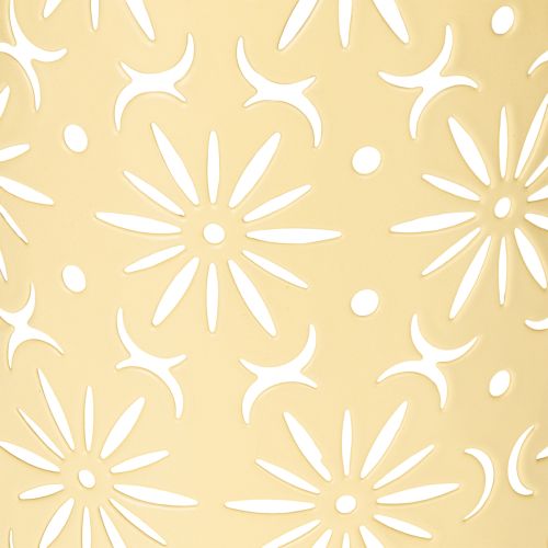 Artículo Farol solar para jardín con diseño floral y luz ambiental, 26cm