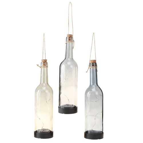 Artículo Luces solares para exteriores botellas LED solares Ø7,5cm H31cm 3uds