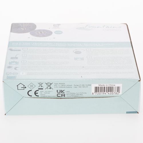 Artículo Bomba solar para estanques de jardín, fuente decorativa flotante con LED, 16 cm