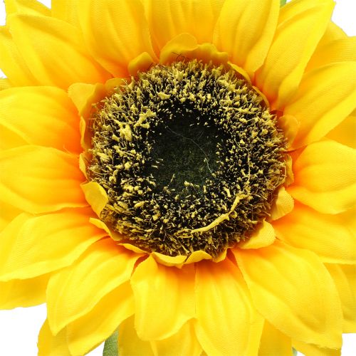 Artículo Girasol artificial para decoración Ø15cm