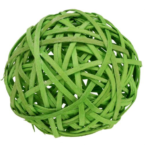Floristik24 Bola chip verde claro Ø8cm 4uds