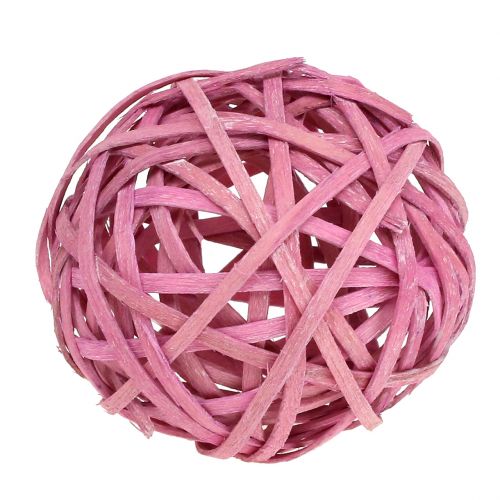Floristik24 Aglomerado Rosa Ø6cm 6pcs