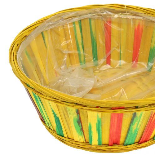 Artículo Cesta para patatas fritas redonda de colores Ø25cm 9 piezas