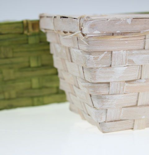 Conjunto de aglomerado cuadrado verde / blanco 10 piezas | Floristik24.es
