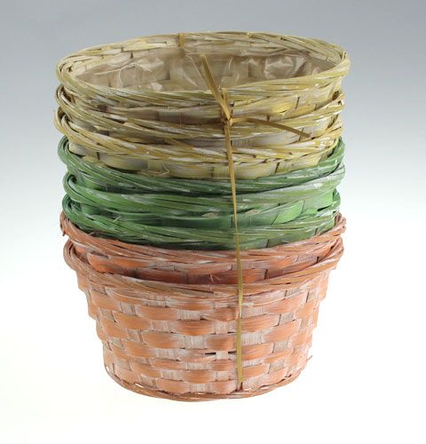 Floristik24 Tablero aglomerado redondo multicolor 8 piezas Ø 20cm