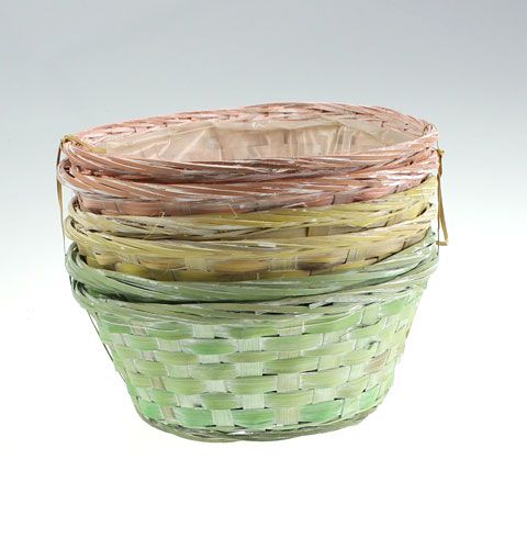 Floristik24 Tablero aglomerado redondo multicolor 6 piezas Ø 25cm