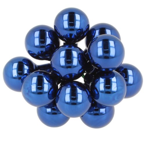 Mini adornos navideños en alambre, con forma de bayas espejadas, 20 mm, 140 unidades. | Floristik24.es