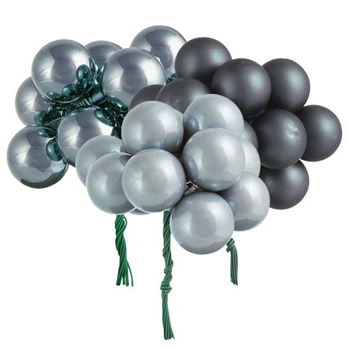 Floristik24 Mini bolas decorativas en tonos azules: festivas y elegantes, 20 mm, 140 unidades