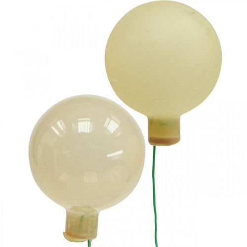 Artículo Mini bolas navideñas crema mix mate/brillante Ø40mm 32uds