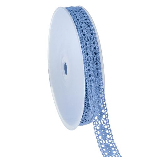 Artículo Cinta de encaje jeans cinta decorativa azul cinta para joyería A13mm L20m