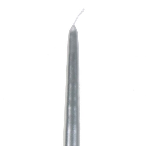 Artículo Velas cónicas 400/25 plata 8 piezas