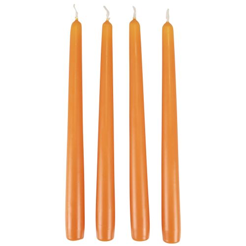 Artículo Velas cónicas Velas Wenzel naranja 250/23mm 12ud