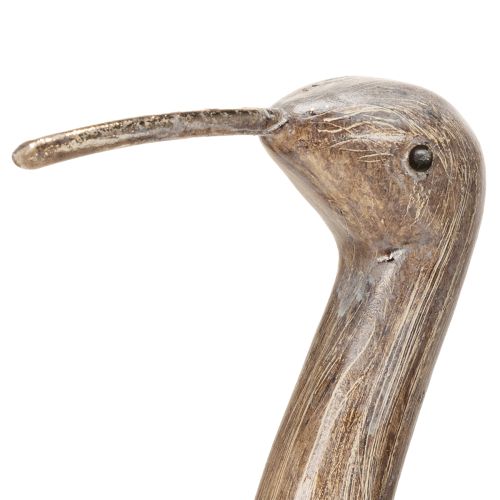 Artículo Figura decorativa de pájaro para un diseño elegante de hogar y jardín, 43 cm