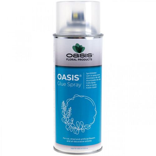 Floristik24 Pegamento en aerosol para manualidades, pegamento para pulverizar, 400ml